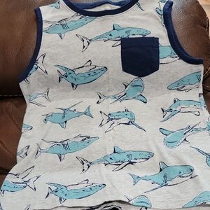 Carter's Shark Print Tank Top (2)